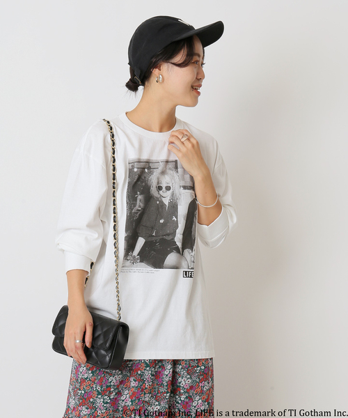 U by SPICK&SPAN(ユーバイスピックアンドスパン)の「【SCREEN STARS】 BEST LIFEコラボロンT Cyndi Lauper◆(Tシャツ/カットソー・レディース・ホワイト・FREE)」の8枚目の写真