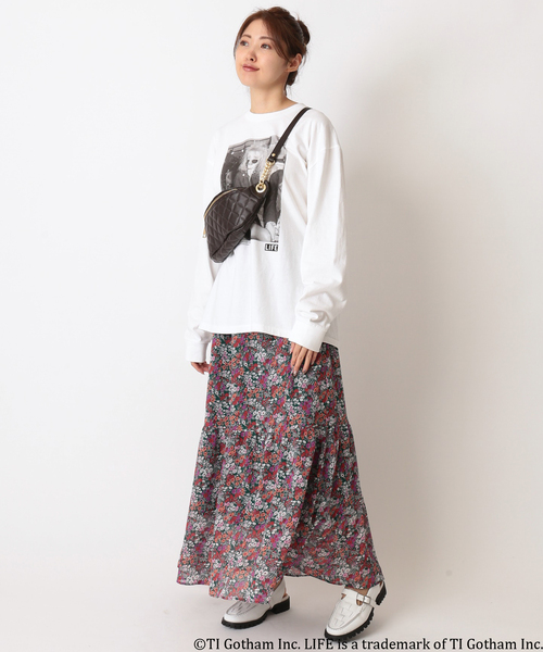 U by SPICK&SPAN(ユーバイスピックアンドスパン)の「【SCREEN STARS】 BEST LIFEコラボロンT Cyndi Lauper◆(Tシャツ/カットソー・レディース・ホワイト・FREE)」の9枚目の写真
