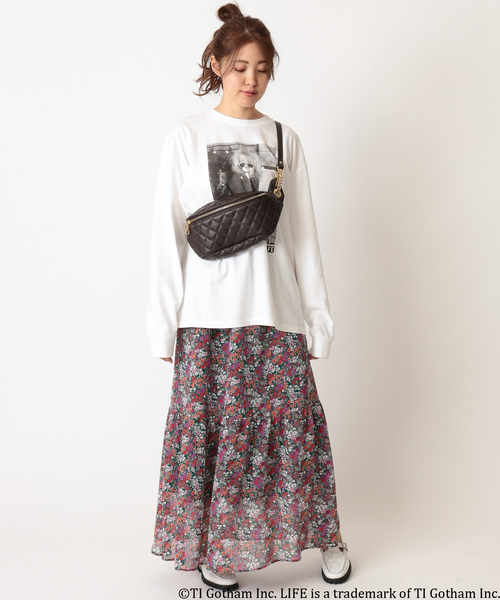 U by SPICK&SPAN(ユーバイスピックアンドスパン)の「【SCREEN STARS】 BEST LIFEコラボロンT Cyndi Lauper◆(Tシャツ/カットソー・レディース・ホワイト・FREE)」の11枚目の写真