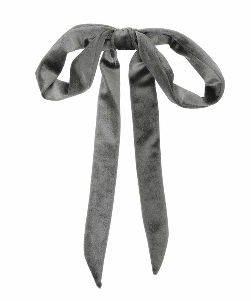 31 Sons de mode（トランテアン　ソン　ドゥ　モード）の「ベロアバレッタ（バレッタ/ヘアクリップ・レディース・ブラック/グリーン・フリー）」の8枚目の写真