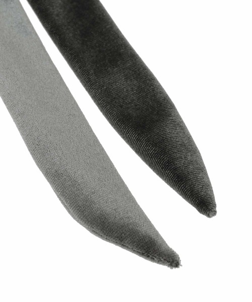 31 Sons de mode（トランテアン　ソン　ドゥ　モード）の「ベロアバレッタ（バレッタ/ヘアクリップ・レディース・ブラック/グリーン・フリー）」の9枚目の写真