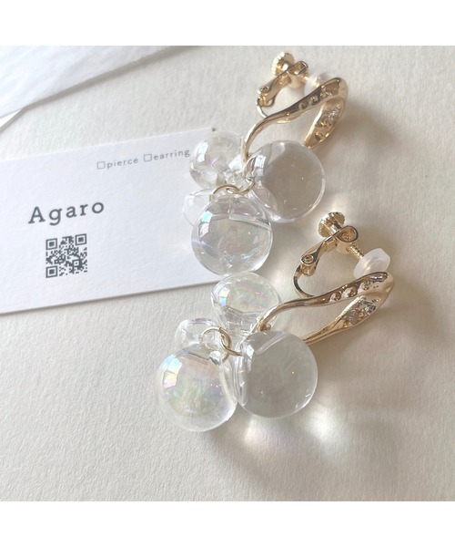 tone(トーン)の「【Agaro】つぶつぶのフープイヤリング(MA)(イヤリング・レディース・ゴールド/シルバー系2/シルバー系1・FREE)」の3枚目の写真