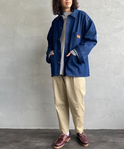 UNISEX】UNIVERSAL OVERALL×YORK STREET コーチジャケット / J