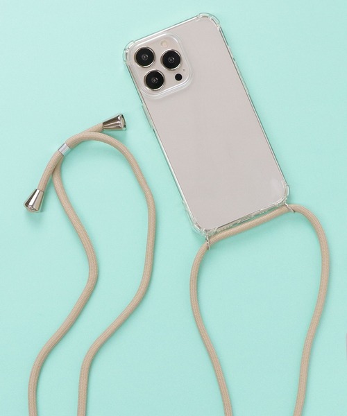 relac（レーラック）の「パラコード付き クリア iPhoneケース（スマホケース/カバー・レディース・ピンク/オレンジ/ライトピンク/その他4/その他2/その他3/その他/ライトグリーン/レッド系その他/ブラック/グレー/ベージュ/ブラック系その他・F/H/D/B/G/E/A）」の5枚目の写真