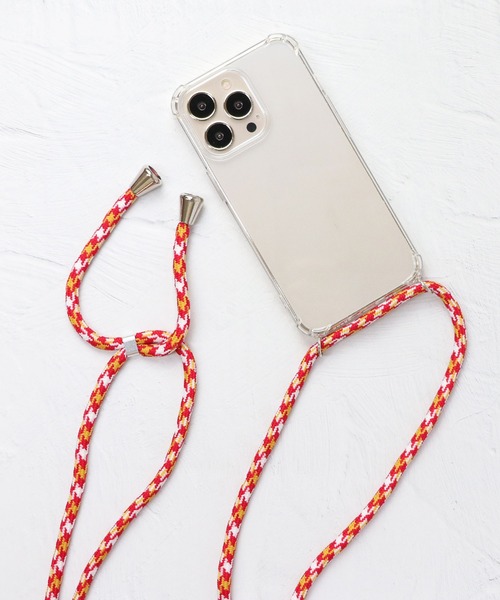 relac（レーラック）の「パラコード付き クリア iPhoneケース（スマホケース/カバー・レディース・ピンク/オレンジ/ライトピンク/その他4/その他2/その他3/その他/ライトグリーン/レッド系その他/ブラック/グレー/ベージュ/ブラック系その他・F/H/D/B/G/E/A）」の9枚目の写真