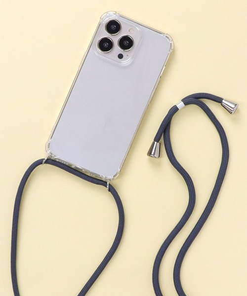 relac（レーラック）の「パラコード付き クリア iPhoneケース（スマホケース/カバー・レディース・ピンク/オレンジ/ライトピンク/その他4/その他2/その他3/その他/ライトグリーン/レッド系その他/ブラック/グレー/ベージュ/ブラック系その他・F/H/D/B/G/E/A）」の4枚目の写真