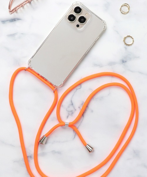 relac（レーラック）の「パラコード付き クリア iPhoneケース（スマホケース/カバー・レディース・ピンク/オレンジ/ライトピンク/その他4/その他2/その他3/その他/ライトグリーン/レッド系その他/ブラック/グレー/ベージュ/ブラック系その他・F/H/D/B/G/E/A）」の10枚目の写真