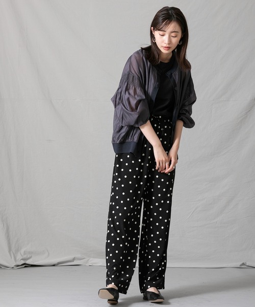 CLOCHE（クロシェ）の「楊柳カットタンク（Tシャツ/カットソー・レディース・ブラック/ピンク・FREE）」の14枚目の写真