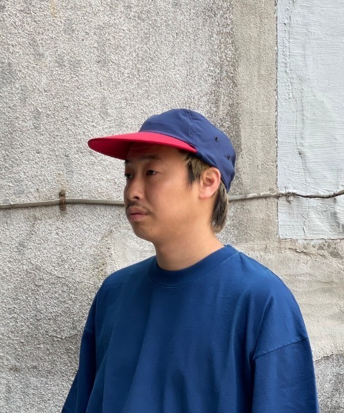 MANASTASH(マナスタッシュ)の「FAZZRA/ファズラ NYLON EAR CAP ナイロンイヤーキャップ(キャップ・メンズ・ブラック/ベージュ/ネイビー/ターコイズブルー系・F)」の5枚目の写真