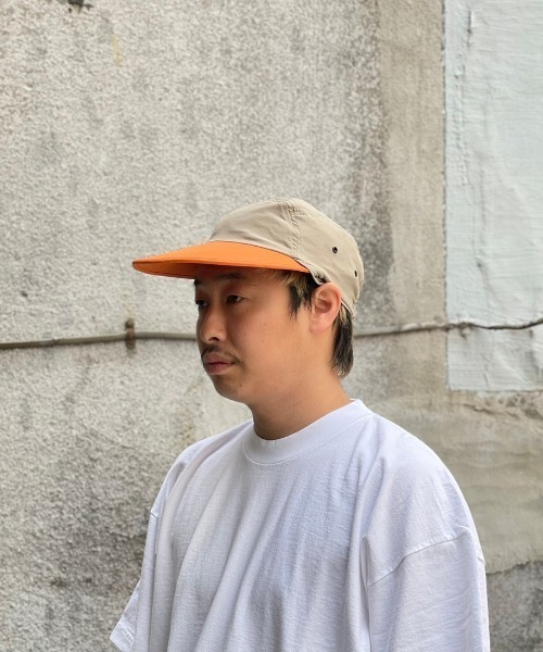 MANASTASH(マナスタッシュ)の「FAZZRA/ファズラ NYLON EAR CAP ナイロンイヤーキャップ(キャップ・メンズ・ブラック/ベージュ/ネイビー/ターコイズブルー系・F)」の8枚目の写真