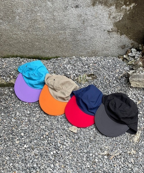 MANASTASH(マナスタッシュ)の「FAZZRA/ファズラ NYLON EAR CAP ナイロンイヤーキャップ(キャップ・メンズ・ブラック/ベージュ/ネイビー/ターコイズブルー系・F)」の13枚目の写真