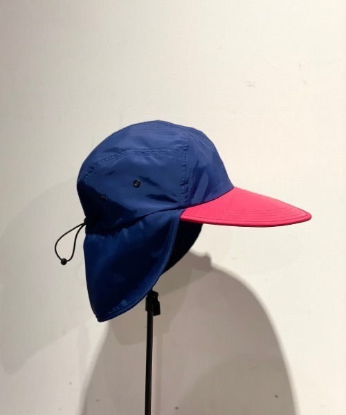 MANASTASH(マナスタッシュ)の「FAZZRA/ファズラ NYLON EAR CAP ナイロンイヤーキャップ(キャップ・メンズ・ブラック/ベージュ/ネイビー/ターコイズブルー系・F)」の15枚目の写真
