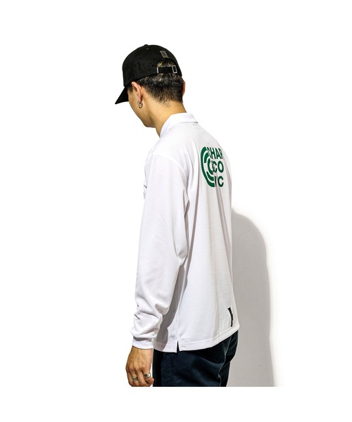 CHARI&CO（チャリアンドコー）の「CHARI&CO DYNAMIC GOLF CLUB L/S POLO ポロシャツ（ポロシャツ・メンズ・グレー/ライトグリーン/ホワイト・LARGE/MEDIUM/X-LARGE/SMALL）」の5枚目の写真