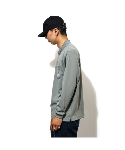 CHARI&CO（チャリアンドコー）の「CHARI&CO DYNAMIC GOLF CLUB L/S POLO ポロシャツ（ポロシャツ・メンズ・グレー/ライトグリーン/ホワイト・LARGE/MEDIUM/X-LARGE/SMALL）」の14枚目の写真