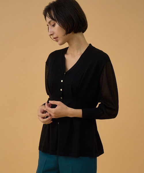 ANAYI（アナイ）の「レーヨンナイロンシアースリーブ
