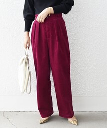 SHIPS | *〈洗濯機可能〉太畝コーデュロイタックパンツ◆(その他パンツ)