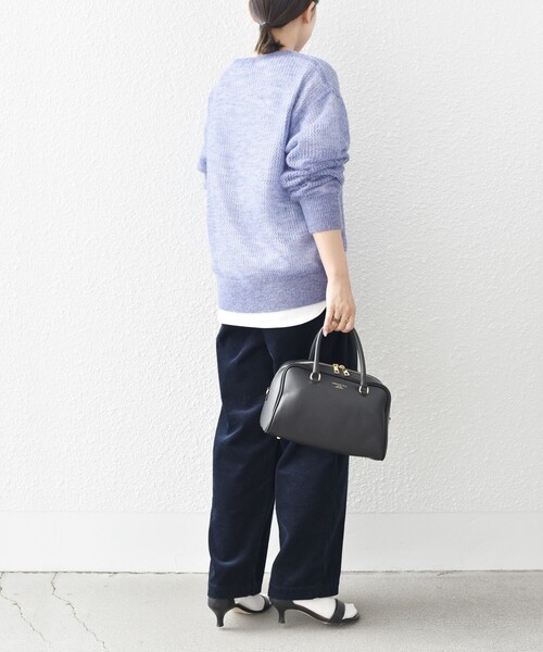 SHIPS（シップス）の「*〈洗濯機可能〉太畝コーデュロイタックパンツ◆（その他パンツ・レディース・ライトグレー/ブラック/ナチュラル/ワイン/ネイビー・SMALL/MEDIUM/LARGE）」の8枚目の写真