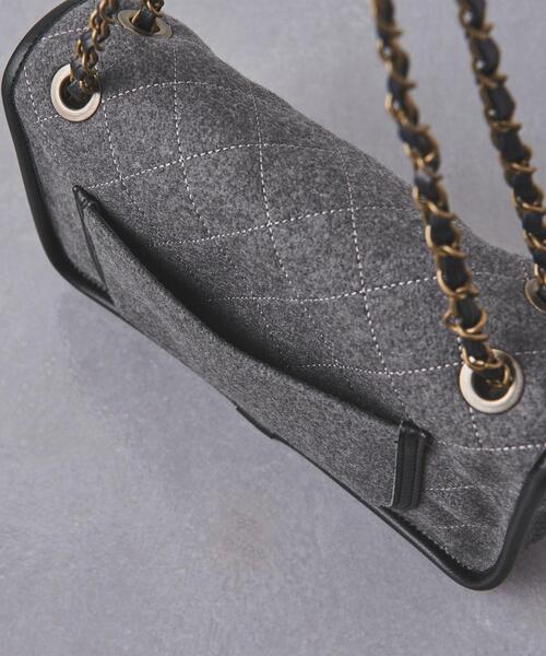 THE RERACS（ザ・リラクス）の「【別注】＜THE RE:LUXE THE RERACS×WACCOWACCO＞チェーンショルダーバッグ（ショルダーバッグ・レディース・ブラック/ベージュ/ダークグレー・FREE）」の13枚目の写真