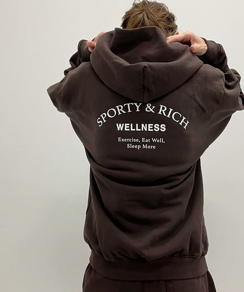 Sporty Rich Wellnessフーディ パーカー Sporty Rich スポーティアンドリッチ のファッション通販 Zozotown
