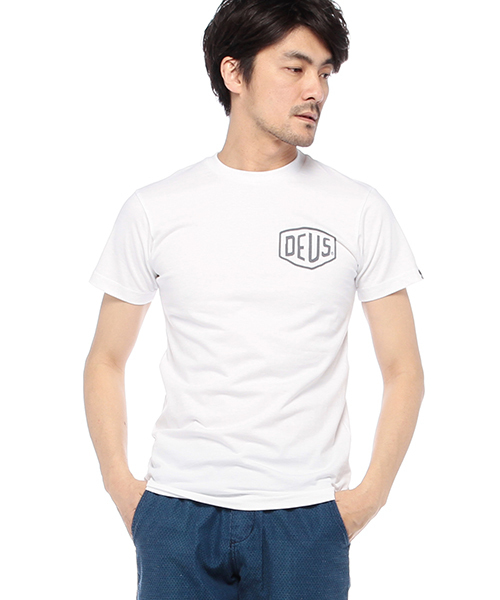 DEUS EX MACHINA(デウスエクスマキナ)の「DEUS EX MACHINA / “MOTORCYCLE ADDRESS” TEE(Tシャツ/カットソー・メンズ・ホワイト/ブラック/ネイビー・X-SMALL/SMALL/MEDIUM)」の2枚目の写真