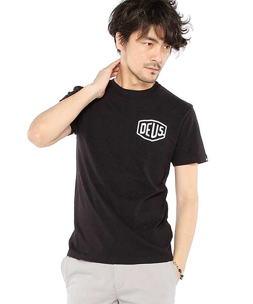 DEUS EX MACHINA(デウスエクスマキナ)の「DEUS EX MACHINA / “MOTORCYCLE ADDRESS” TEE(Tシャツ/カットソー・メンズ・ホワイト/ブラック/ネイビー・X-SMALL/SMALL/MEDIUM)」の1枚目の写真