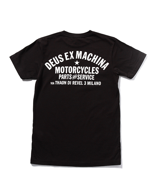 DEUS EX MACHINA(デウスエクスマキナ)の「DEUS EX MACHINA / “MOTORCYCLE ADDRESS” TEE(Tシャツ/カットソー・メンズ・ホワイト/ブラック/ネイビー・X-SMALL/SMALL/MEDIUM)」の14枚目の写真