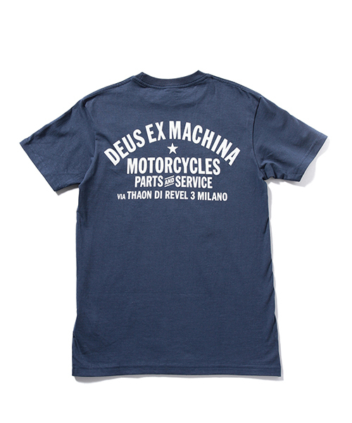 DEUS EX MACHINA(デウスエクスマキナ)の「DEUS EX MACHINA / “MOTORCYCLE ADDRESS” TEE(Tシャツ/カットソー・メンズ・ホワイト/ブラック/ネイビー・X-SMALL/SMALL/MEDIUM)」の11枚目の写真