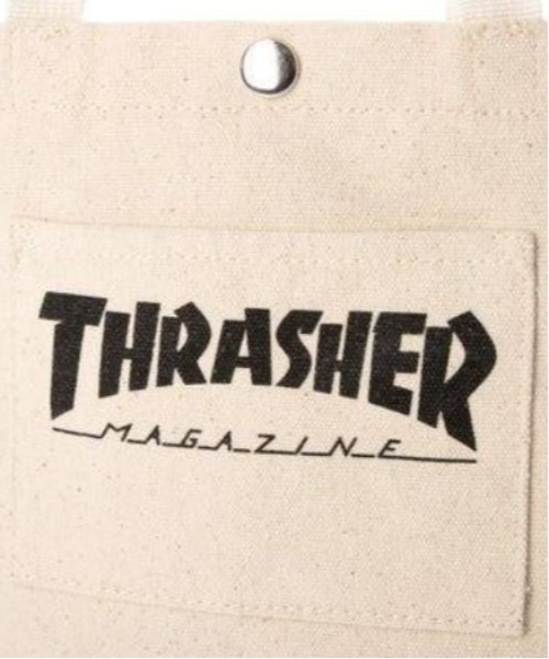 THRASHER（スラッシャー）の「THRASHER スラッシャー コットンキャンバス ショルダーバッグ（ショルダーバッグ・メンズ・ホワイト系その他2/ホワイト系その他4/ホワイト系その他/ホワイト系その他3・FREE）」の8枚目の写真