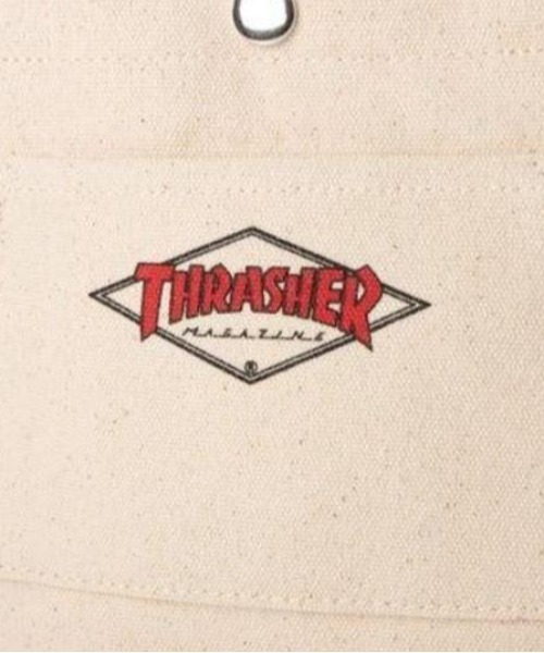 THRASHER（スラッシャー）の「THRASHER スラッシャー コットンキャンバス ショルダーバッグ（ショルダーバッグ・メンズ・ホワイト系その他2/ホワイト系その他4/ホワイト系その他/ホワイト系その他3・FREE）」の9枚目の写真