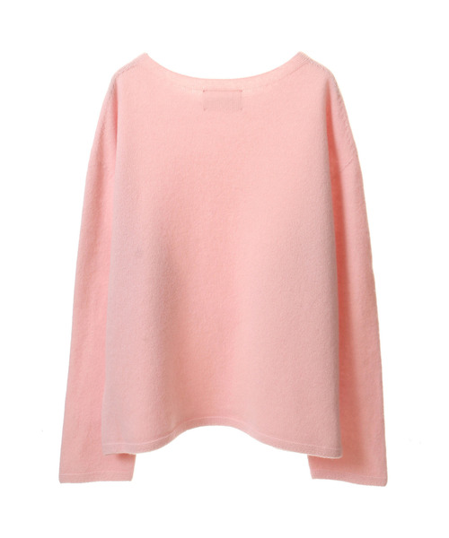 Lourmarin(ルールマラン)の「【ふんわり暖かいカシミヤ混ホールガーメントボートネックプルオーバー】(ニット/セーター・レディース・サンドベージュ/ピンク/サックスブルー/モカ・FREE)」の21枚目の写真