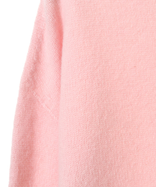 Lourmarin(ルールマラン)の「【ふんわり暖かいカシミヤ混ホールガーメントボートネックプルオーバー】(ニット/セーター・レディース・サンドベージュ/ピンク/サックスブルー/モカ・FREE)」の15枚目の写真