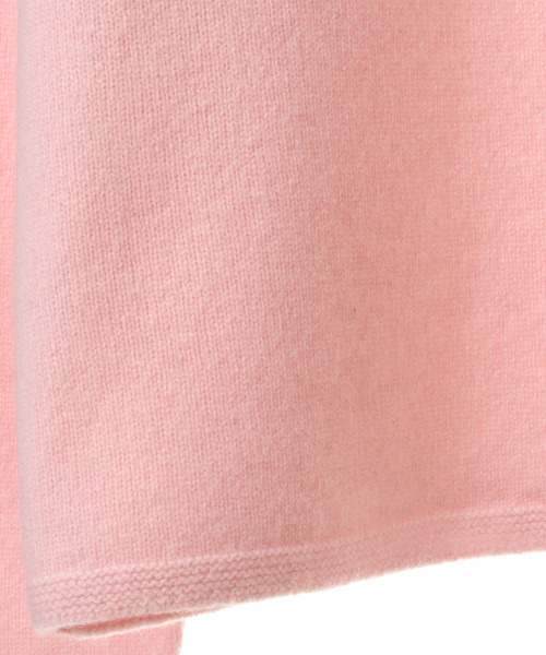 Lourmarin(ルールマラン)の「【ふんわり暖かいカシミヤ混ホールガーメントボートネックプルオーバー】(ニット/セーター・レディース・サンドベージュ/ピンク/サックスブルー/モカ・FREE)」の9枚目の写真