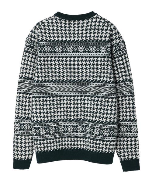 CRAFT STANDARD BOUTIQUE(クラフトスタンダードブティック)の「ノルディックニット(ニット/セーター・メンズ・モカ/ダークネイビー/ダークグリーン・M/L/LL)」の11枚目の写真