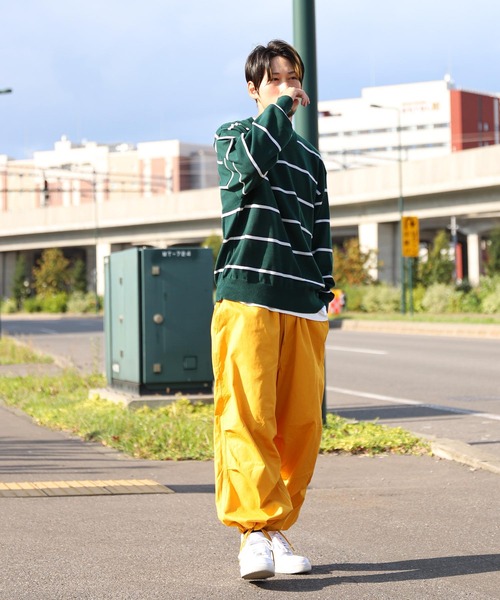 ZIP FIVE（ジップファイブ）の「【ZIP FIVE】ジャガードボーダーニットセーター（ニット/セーター・メンズ・ブラック/ネイビー/グリーン/アイボリー・X-LARGE/LARGE/MEDIUM）」の14枚目の写真