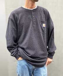 Carhartt | 【carhartt】カーハート Loose Fit Heavyweight Long-Sleeve Pocket Henley T ヘンリーネック ロングスリーブ ロンT K128(Tシャツ/カットソー)