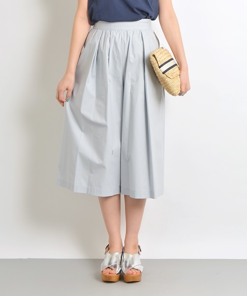 Khaju（カージュ）の「Khaju: ガウチョパンツ□（その他パンツ・レディース・ネイビー/ライトグレー/キャメル/ライトオリーブ・ONE SIZE）」の2枚目の写真