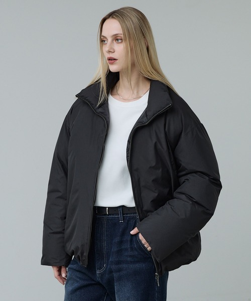 セール】【CALLNE】Double Zip padded Jacket/ダブルジップ中綿