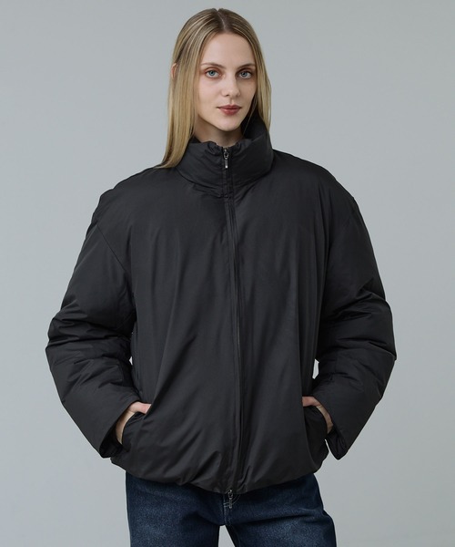 CALLNE】Double Zip padded Jacket/ダブルジップ中綿ジャケット