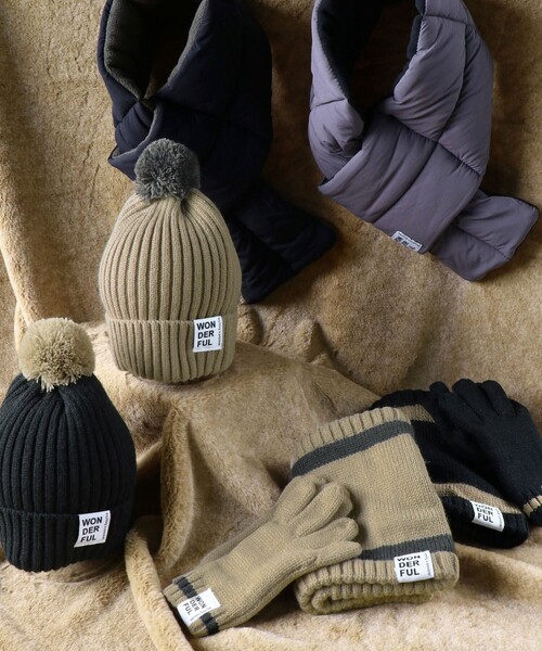 BRANSHES(ブランシェス)の「ぽんぽん付きニット帽(ニットキャップ/ビーニー・キッズ・ベージュ/ブラック・M/L)」の15枚目の写真