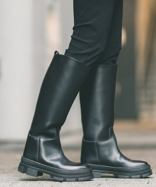 REMME(レメ)の「【REMME/レメ】ボリュームソールロングブーツ(ブーツ・レディース・ブラック・36/37/38)」の8枚目の写真