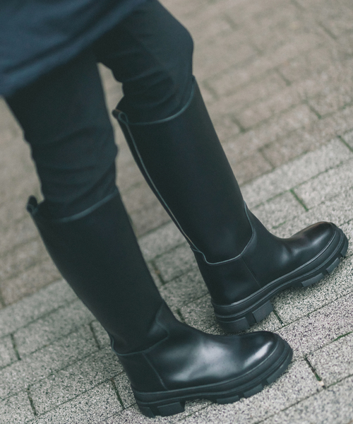 REMME(レメ)の「【REMME/レメ】ボリュームソールロングブーツ(ブーツ・レディース・ブラック・36/37/38)」の14枚目の写真