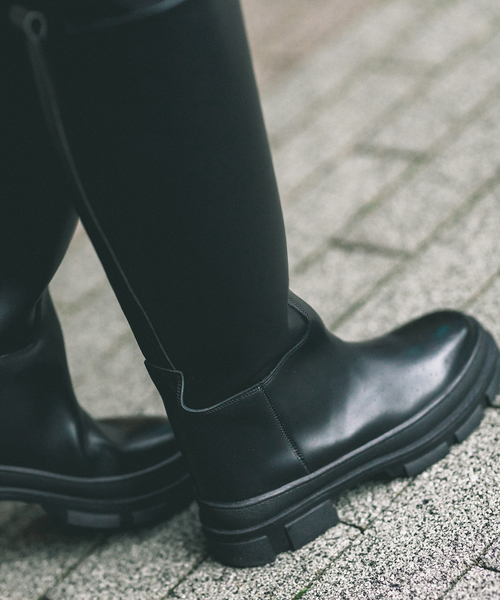 REMME(レメ)の「【REMME/レメ】ボリュームソールロングブーツ(ブーツ・レディース・ブラック・36/37/38)」の7枚目の写真