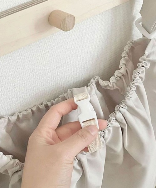 Bambin(ボンバン)の「【 Bambin / ボンバン 】 大容量 ベビーカー アンダー バッグ(ベビーカー/ベビーカー用品・レディース・オフホワイト/ブラック・FREE)」の13枚目の写真