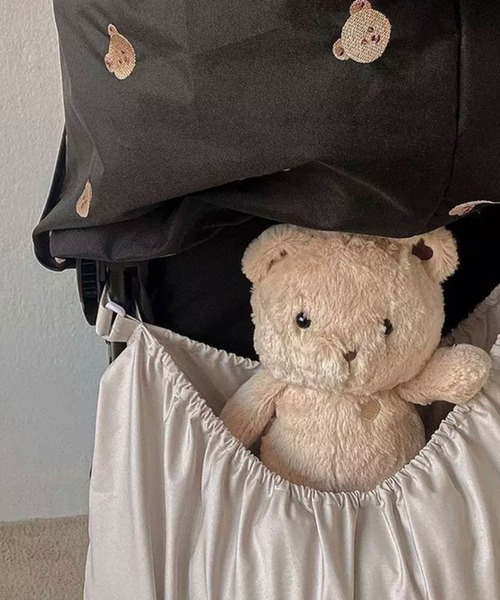 Bambin(ボンバン)の「【 Bambin / ボンバン 】 大容量 ベビーカー アンダー バッグ(ベビーカー/ベビーカー用品・レディース・オフホワイト/ブラック・FREE)」の21枚目の写真