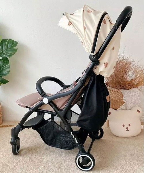 Bambin(ボンバン)の「【 Bambin / ボンバン 】 大容量 ベビーカー アンダー バッグ(ベビーカー/ベビーカー用品・レディース・オフホワイト/ブラック・FREE)」の15枚目の写真