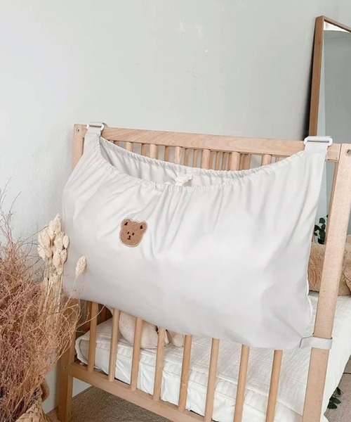 Bambin(ボンバン)の「【 Bambin / ボンバン 】 大容量 ベビーカー アンダー バッグ(ベビーカー/ベビーカー用品・レディース・オフホワイト/ブラック・FREE)」の10枚目の写真