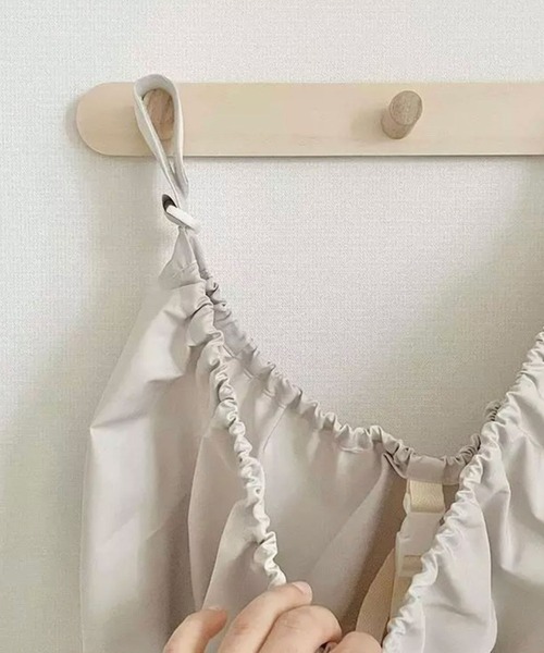 Bambin(ボンバン)の「【 Bambin / ボンバン 】 大容量 ベビーカー アンダー バッグ(ベビーカー/ベビーカー用品・レディース・オフホワイト/ブラック・FREE)」の12枚目の写真