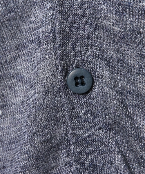 SAVE KHAKI UNITED（セーブカーキユナイテッド）の「TOP LINEN V/N CD #（カーディガン/ボレロ・メンズ・チャコールグレー/ベージュ/グレー/ネイビー/ブルー系その他・MEDIUM/X-SMALL/SMALL）」の13枚目の写真