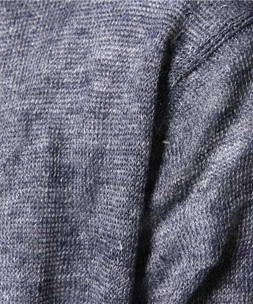 SAVE KHAKI UNITED（セーブカーキユナイテッド）の「TOP LINEN V/N CD #（カーディガン/ボレロ・メンズ・チャコールグレー/ベージュ/グレー/ネイビー/ブルー系その他・MEDIUM/X-SMALL/SMALL）」の7枚目の写真