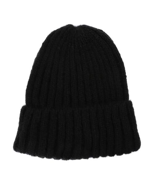 Green Parks(グリーンパークス)の「・リブアミニットワッチ*(ニットキャップ/ビーニー・レディース・ブラック/グレイッシュベージュ/グリーン/アイボリー・FREE)」の17枚目の写真